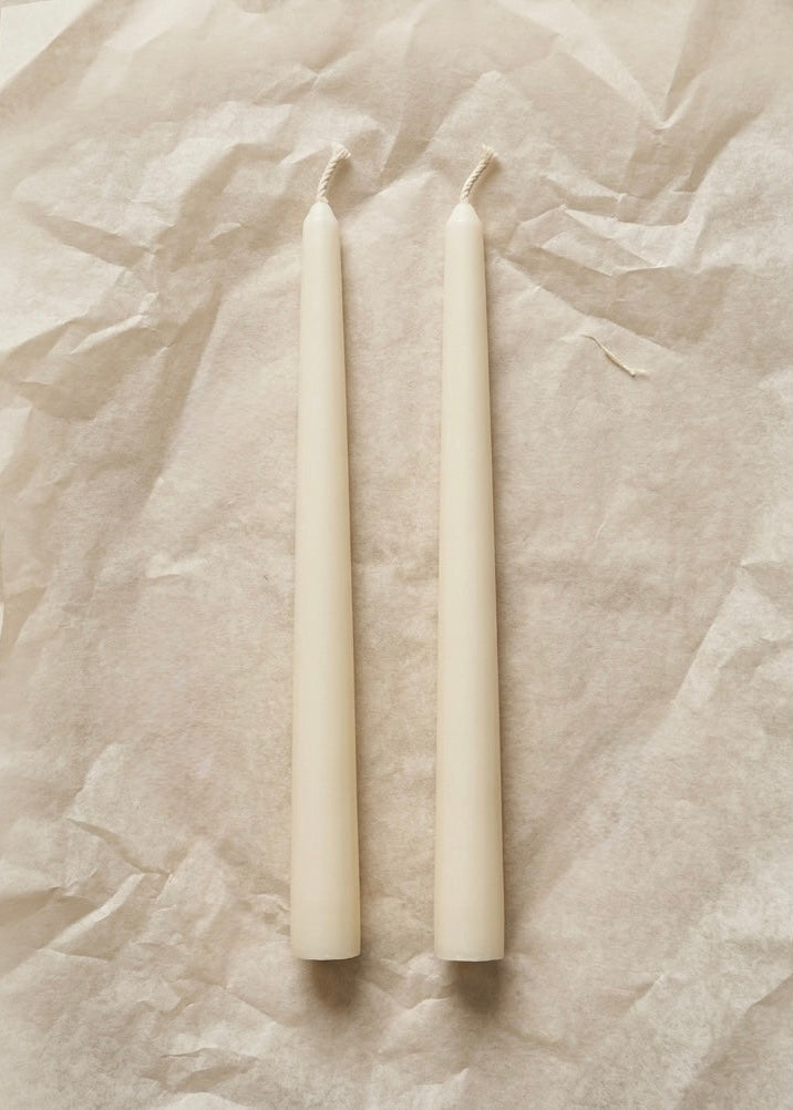 Ivory Taper Candles